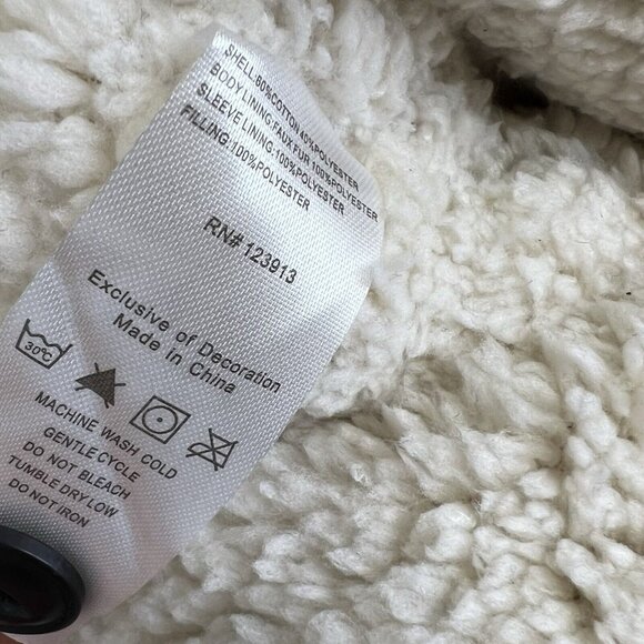 Jachs NY Men's Buffalo Plaid Wool Blend Blue White Jacket Sherpa Lined Sz XL - Picture 6 of 11